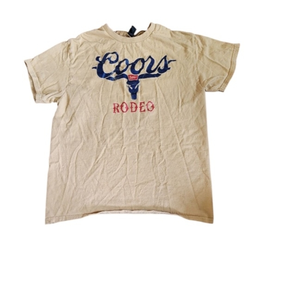 Gildan Coors Rodeo T-Shirt 100% Cotton Size Medium Western